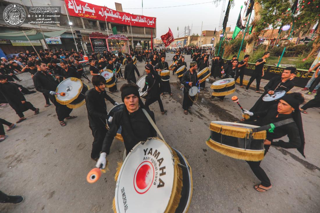 المواكب الحسينية في محافظة بابل تحيي الليلة السابعة من شهر محرم الحرام  1439هـ . | 