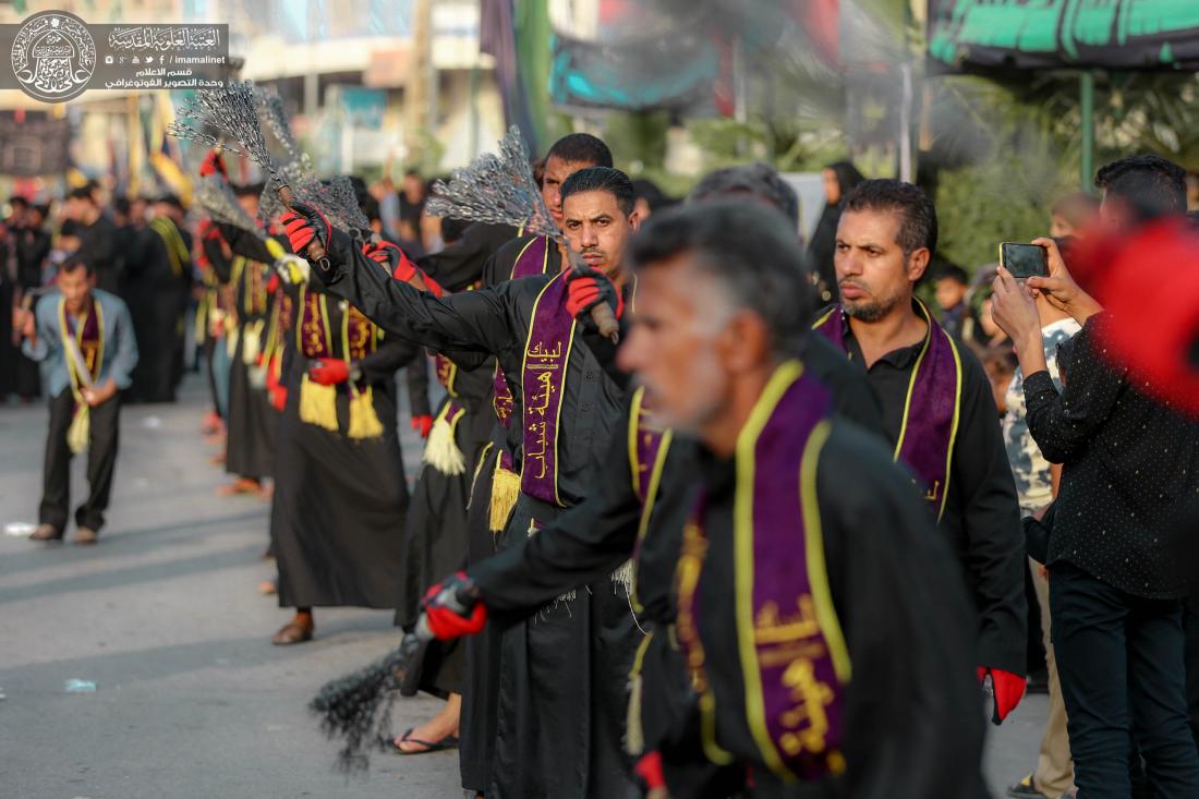 المواكب الحسينية في محافظة بابل تحيي الليلة السابعة من شهر محرم الحرام  1439هـ . | 