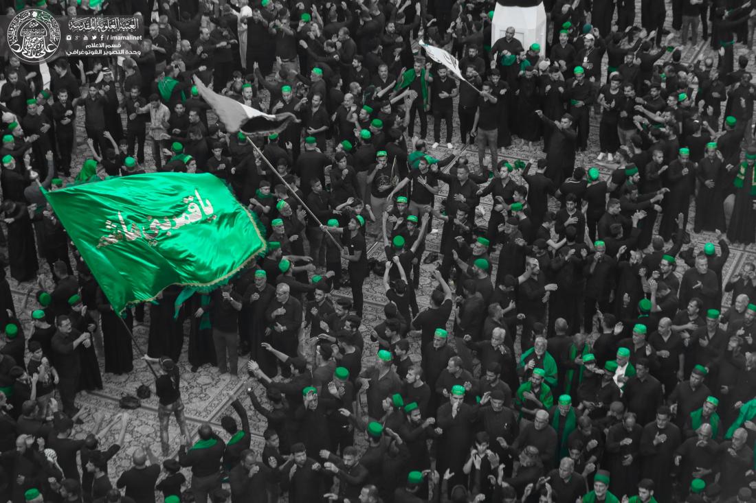 خدمة العتبتين الحسينية والعباسية واهالي كربلاء المقدسة يعزون أمير المؤمنين بأستشهاد أبي الاحرار | 