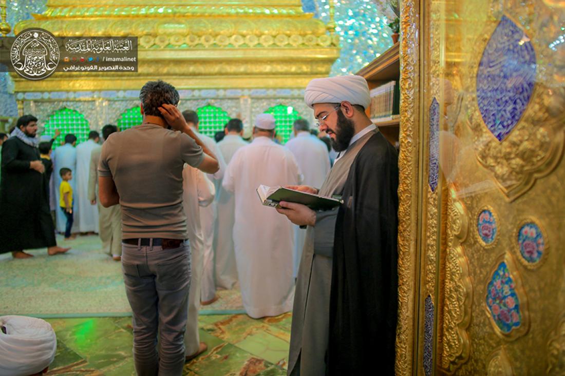 تقرير مصور : الاجواء الايمانية الرمضانية في العتبة العلوية المقدسة  | 
