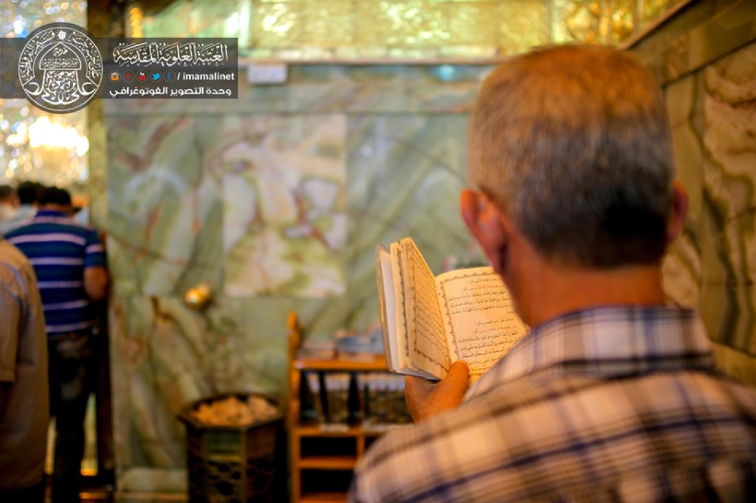تقرير مصور : الاجواء الايمانية الرمضانية في العتبة العلوية المقدسة  | 