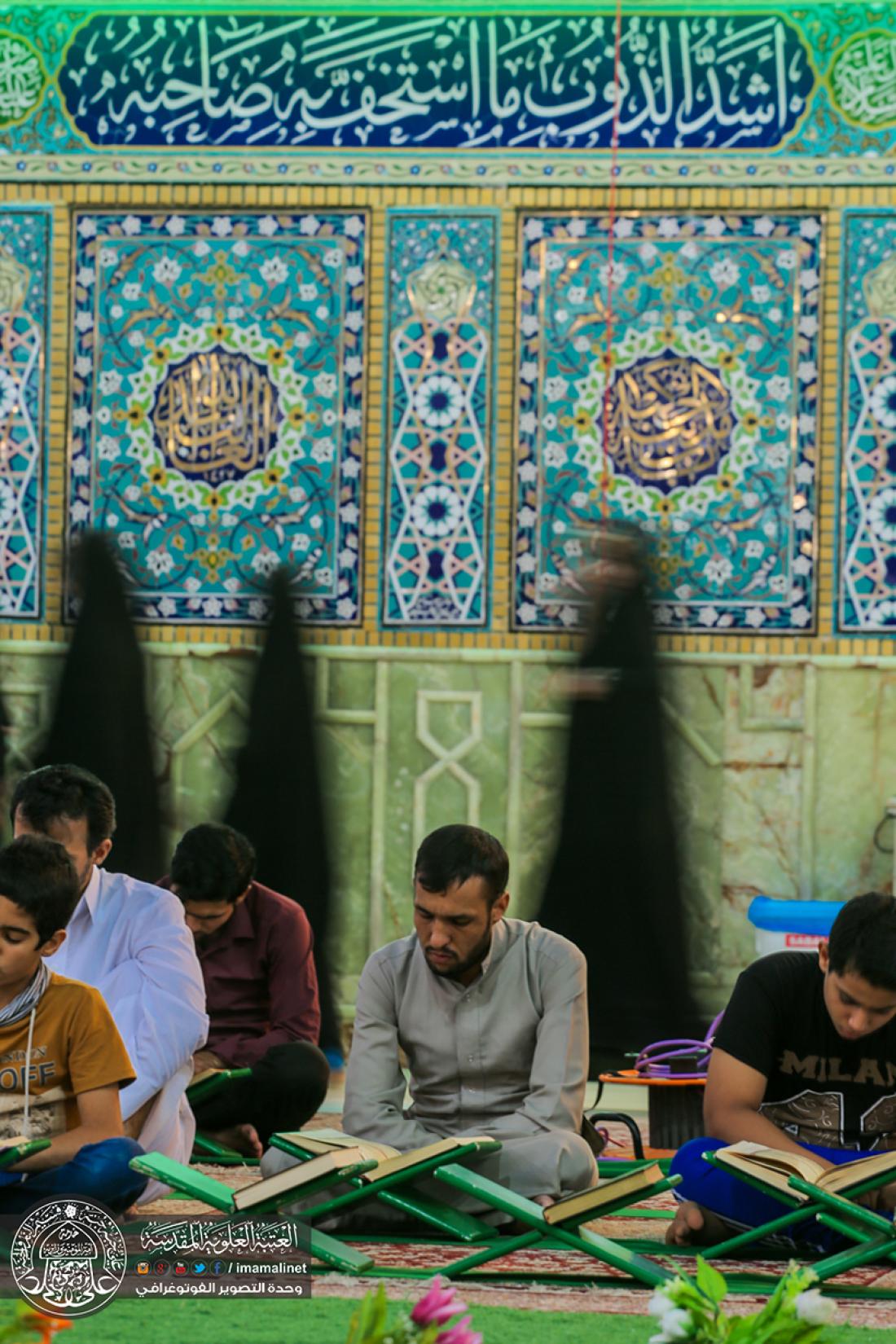 تقرير مصور : دار القران الكريم في العتبة العلوية المقدسة يقيم المحفل القراني بعد صلاة الفجر  | 