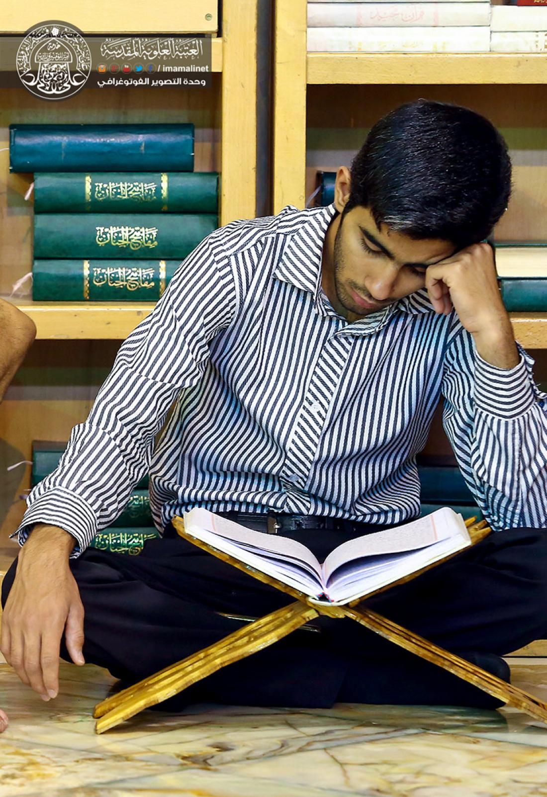 تقرير مصور : الجلسة القرانية الرمضانية السنوية في مرقد السيده معصومة في قم المقدسة ايران  | 