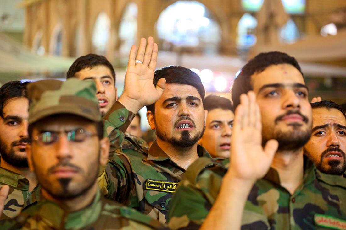 تقرير مصور : تخرج الدوره الثالثة من فوج الكرار التابع الى فرقة الامام علي {ع}  القتالية  | 