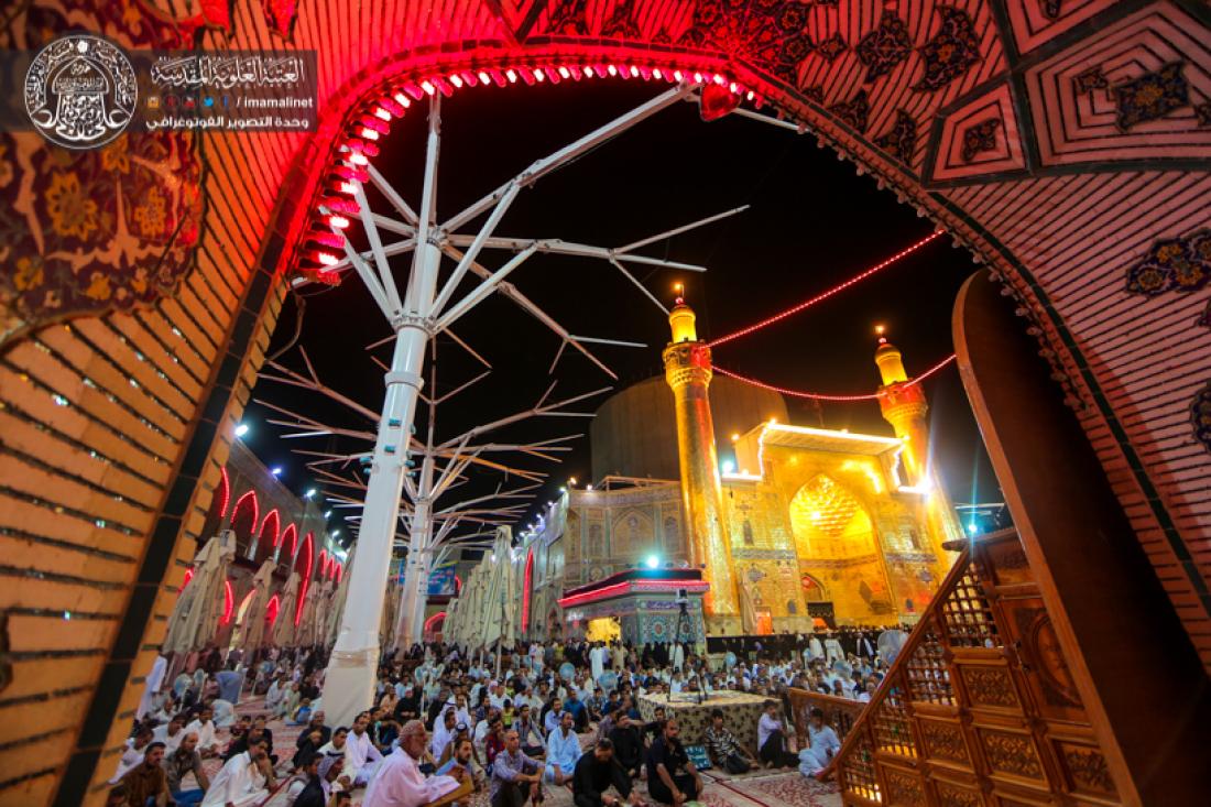 تقرير مصور : المؤمنون يجددون العزاء للمولى امير المؤمنين سلام الله عليه في ذكرى استشهاده  | 