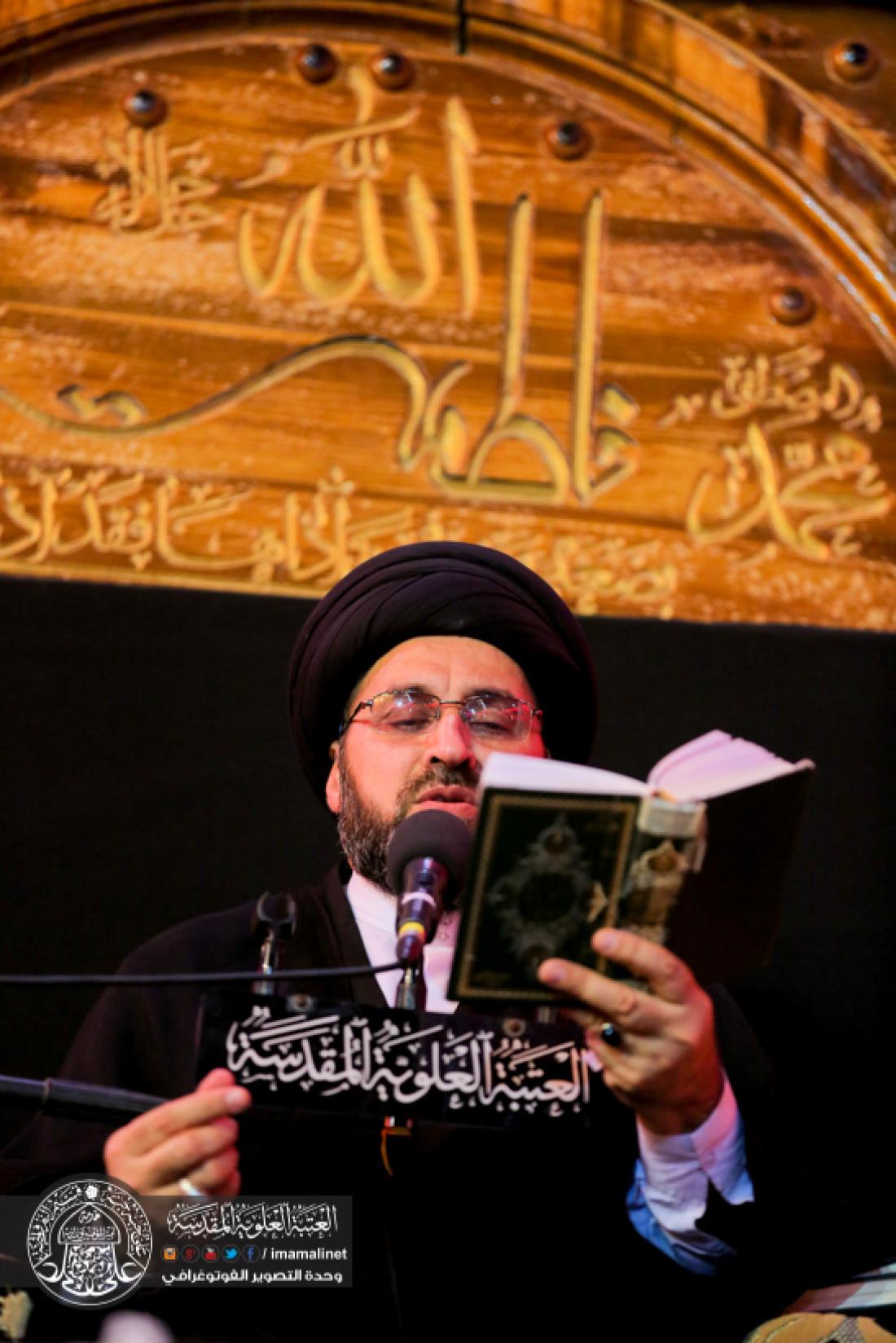 تقرير مصور : رفع المصاحف في ليلة القدر المباركة 21 من رمضان المبارك في المرقد العلوي المطهر  | 