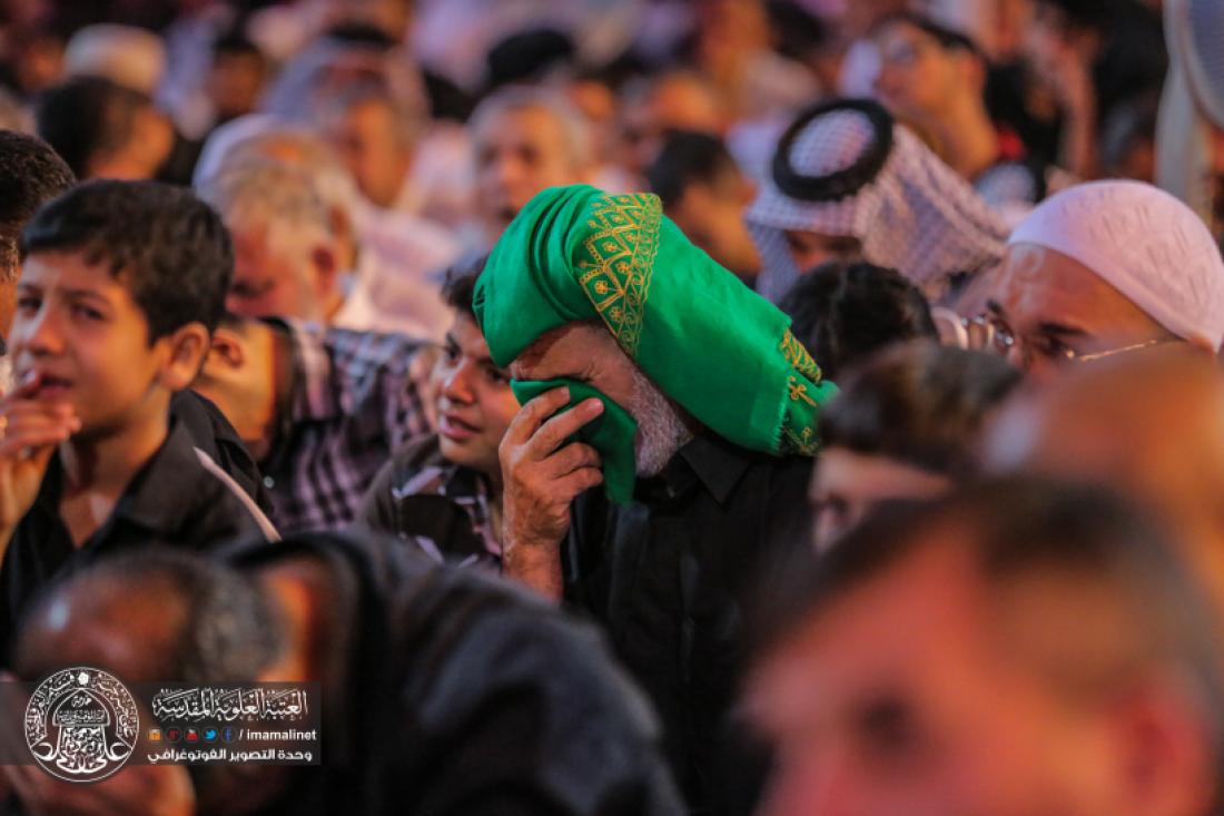تقرير مصور : مراسيم التشيع الرمزي للمولى امير المؤمنين سلام الله عليه في العتبة العلوية المطهرة | 