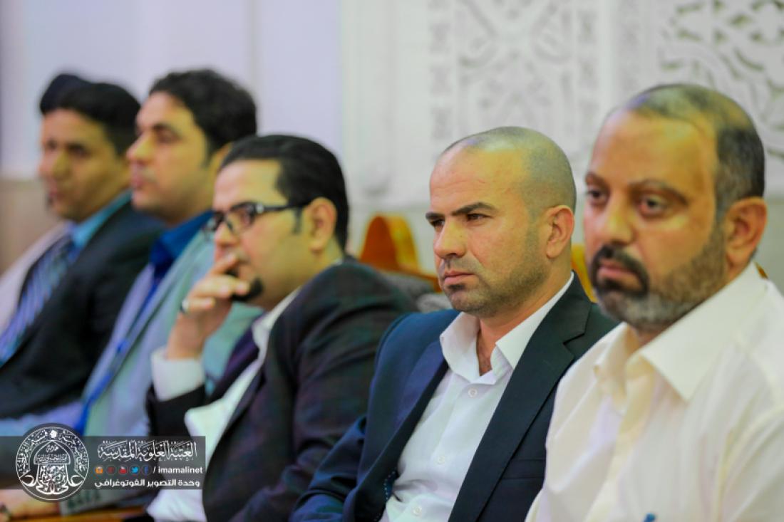 تقرير مصور : الامانة العامة للعتبة العلوية المقدسة تقوم بدعوة الصحفين في النجف الاشرف على وجبة الافطار في مضيف العتبة العلوية المقدسة | 