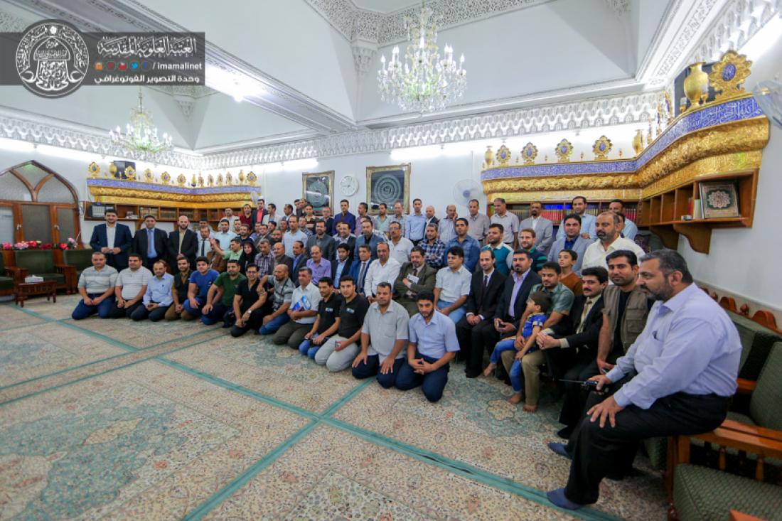 تقرير مصور : الامانة العامة للعتبة العلوية المقدسة تقوم بدعوة الصحفين في النجف الاشرف على وجبة الافطار في مضيف العتبة العلوية المقدسة | 