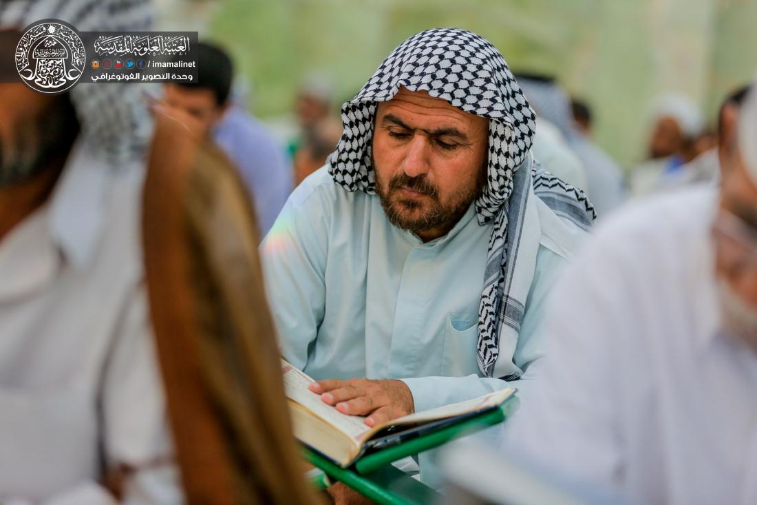 تقرير مصور : ختام الختمة القرانية الرمضانية الصباحية السنوية في العتبة العلوية المقدسة | 