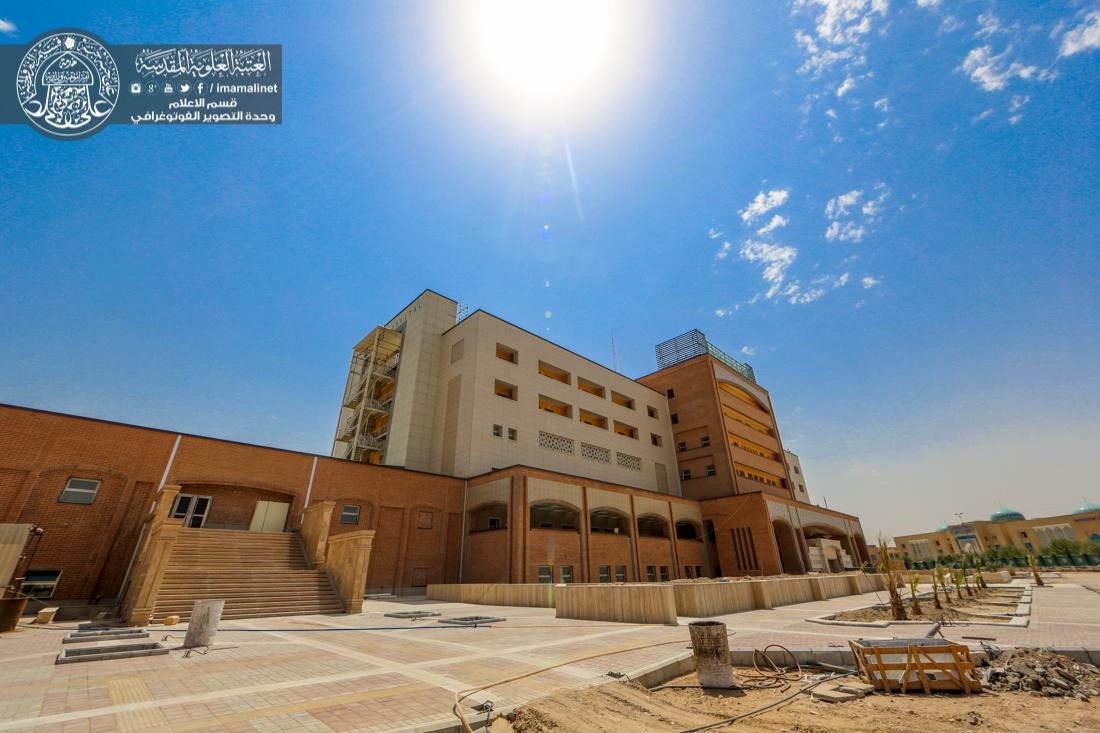 تقرير مصور : ما زال العمل مستمر في مستشفى الامام علي سلام الله عليه التابعة الى العتبة العلوية المقدسة  | 