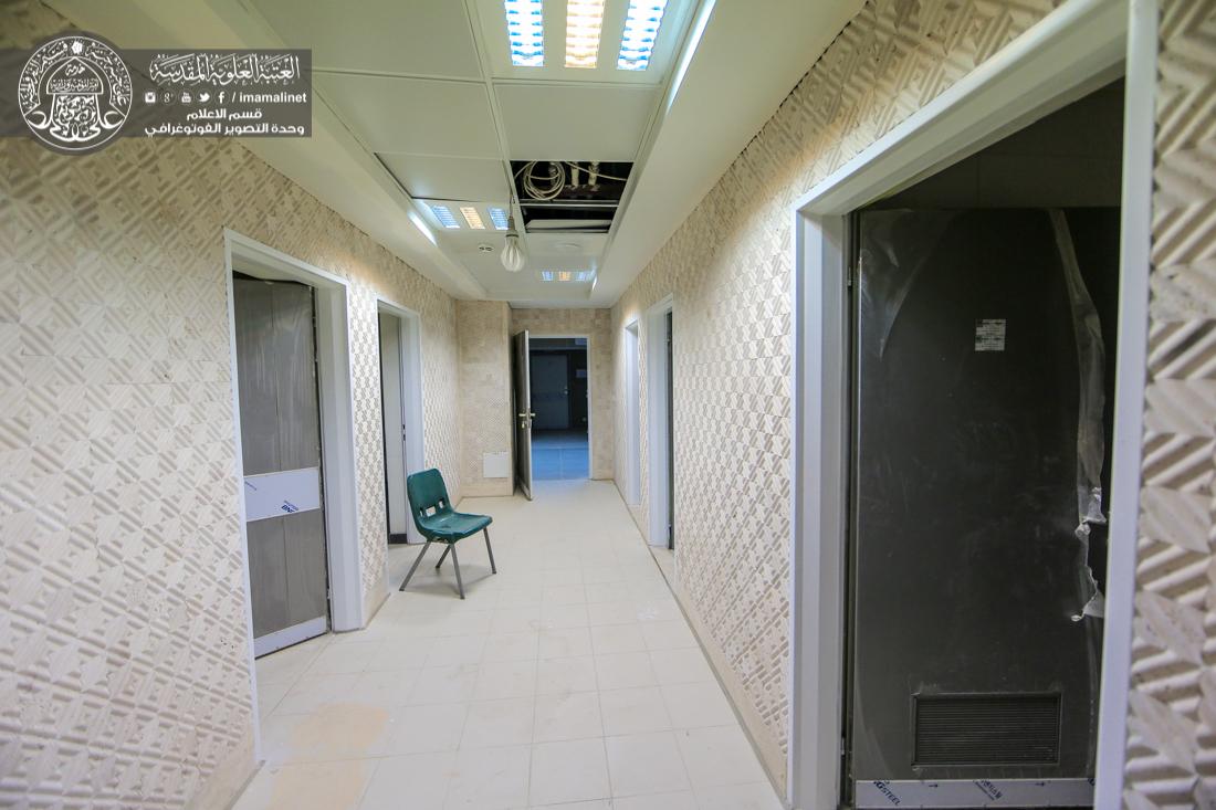 تقرير مصور : ما زال العمل مستمر في مستشفى الامام علي سلام الله عليه التابعة الى العتبة العلوية المقدسة  | 