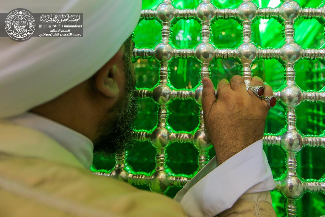 تقرير مصور : الاجواء الروحانية داخل العتبة العلوية المقدسة | 