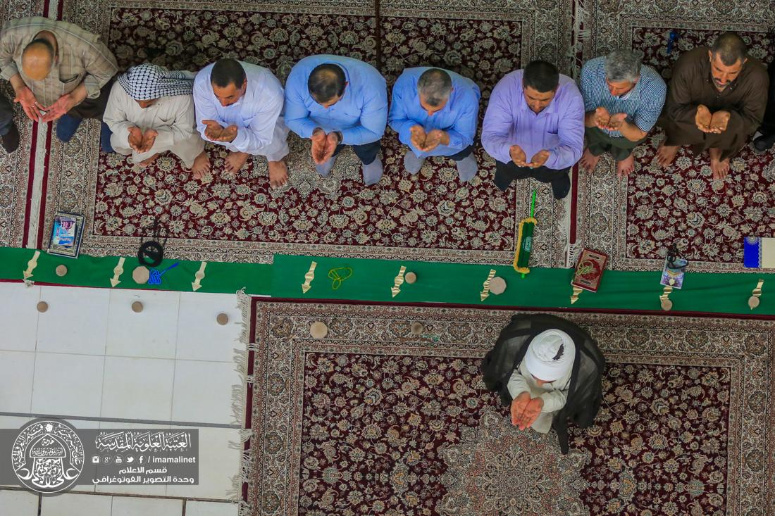 تقرير مصور : الاجواء الروحانية داخل العتبة العلوية المقدسة | 