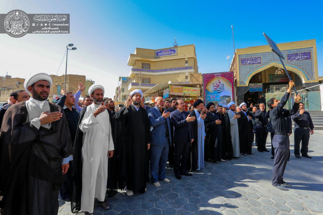 تقرير مصور : انطلاق موكب العتبة العلوية المقدسة في ذكرى استشهاد الامام جعفر الصادق سلام الله عليه | 