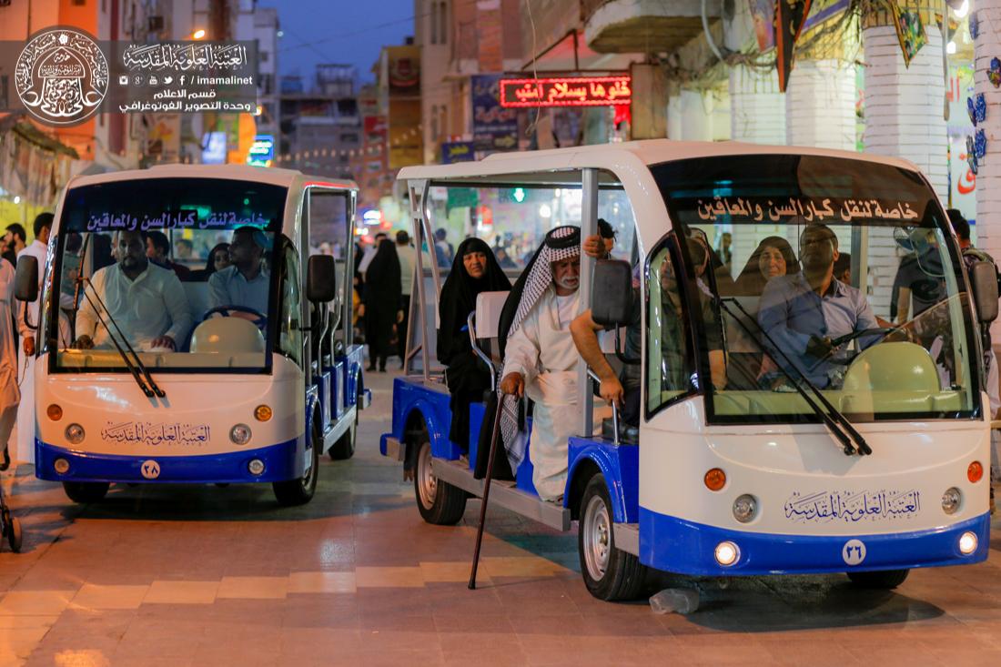 تقرير مصور : نشاط قسم الاليات في العتبة العلوية المقدسة لخدمة زائري المولى امير المؤمنين سلام الله عليه  | 