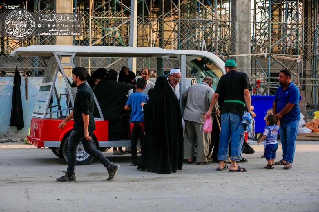 تقرير مصور : نشاط قسم الاليات في العتبة العلوية المقدسة لخدمة زائري المولى امير المؤمنين سلام الله عليه  | 