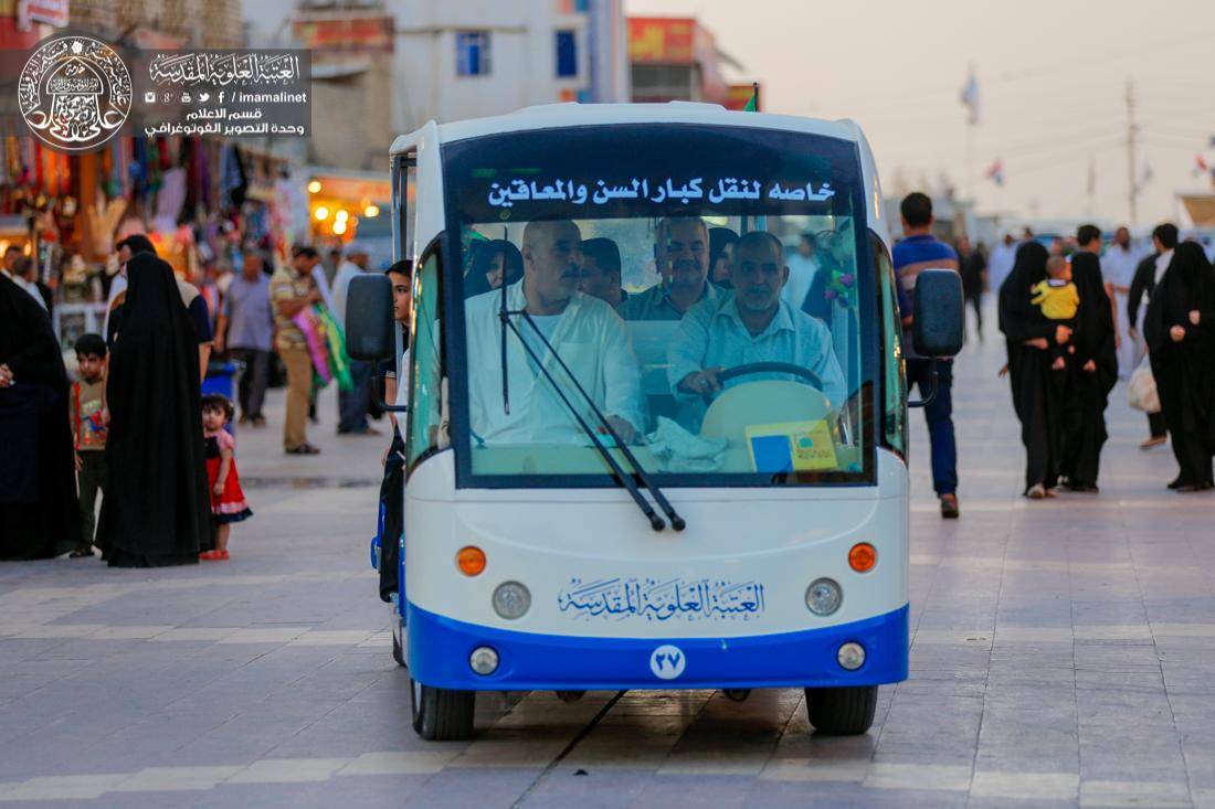 تقرير مصور : نشاط قسم الاليات في العتبة العلوية المقدسة لخدمة زائري المولى امير المؤمنين سلام الله عليه  | 