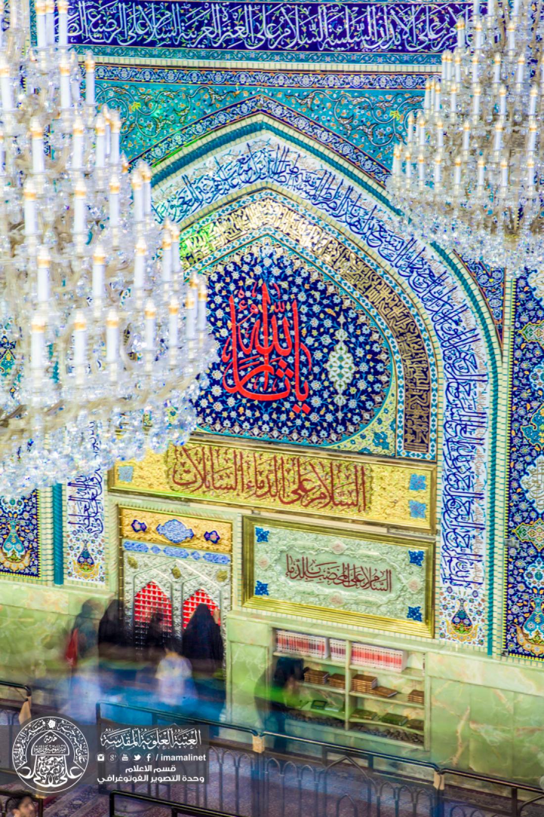 تقرير مصور : الاجواء الايمانية في ليلة الجمعة في العتبة الحسينية والعتبة العباسية في كربلاء المقدسة  | 