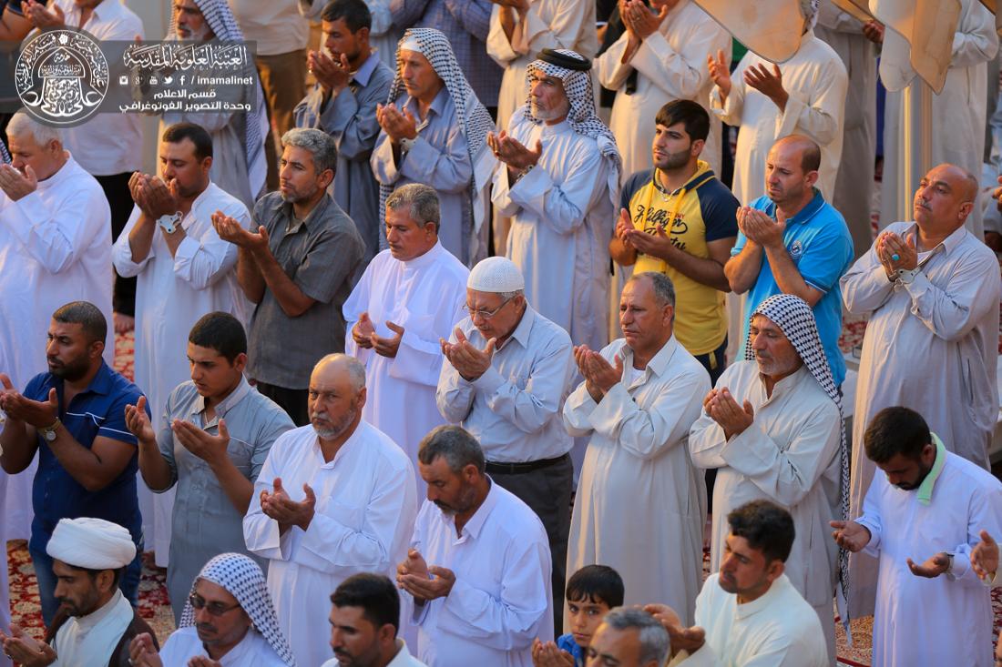 تقرير مصور : صلاة عيد الاضحى المبارك بأمامة الامين العام للعتبة العلوية المقدسة السيد نزار حبل المتين في المرقد الطاهر  | 