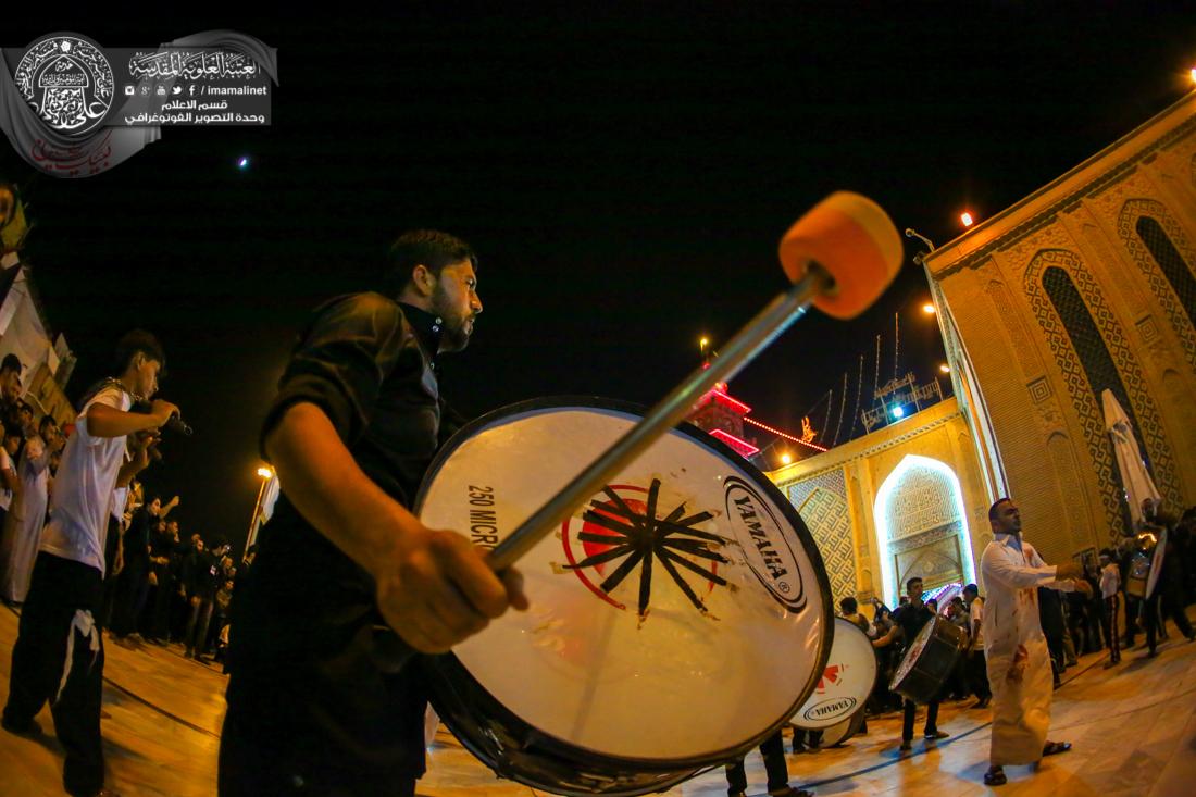 تقرير مصور : احياء ليلة التاسع من محرم الحرام في النجف الاشرف | 