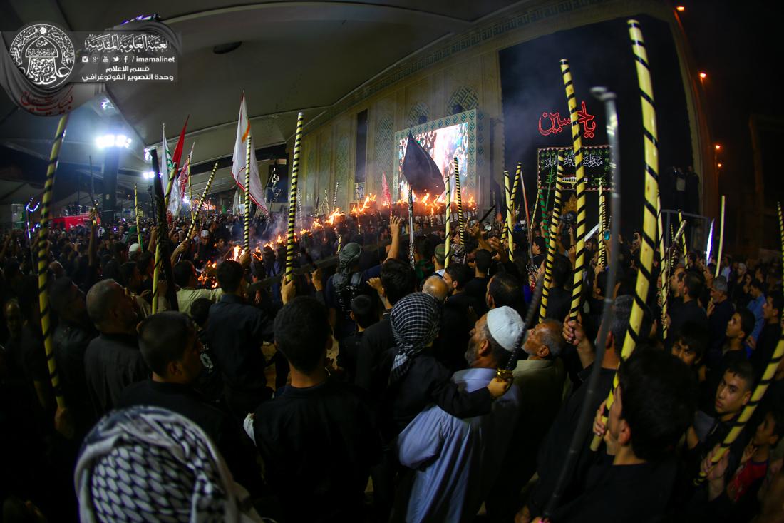 تقرير مصور : احياء ليلة التاسع من محرم الحرام في النجف الاشرف | 