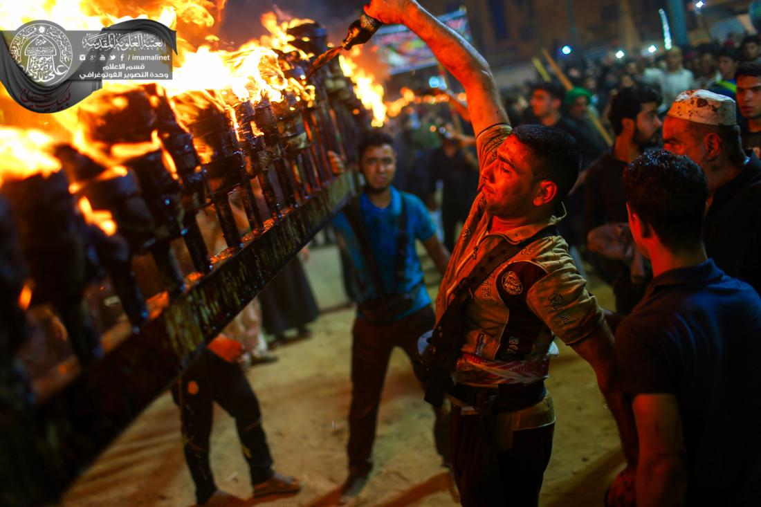 تقرير مصور : احياء ليلة التاسع من محرم الحرام في النجف الاشرف | 