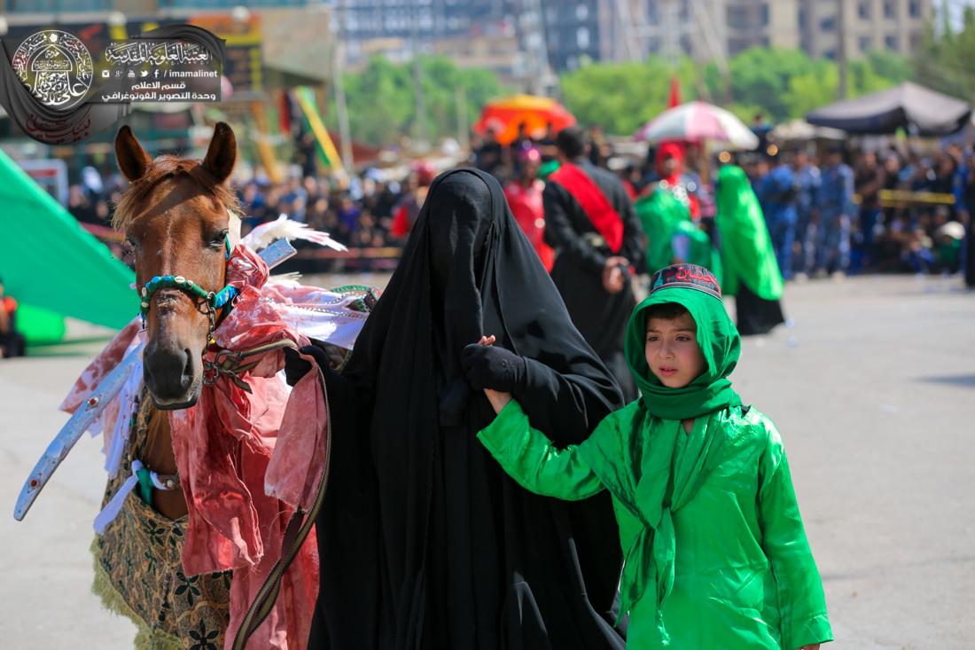 تقرير مصور : التشابيه في يوم العاشر من شهر محرم الحرام في النجف الاشرف | 