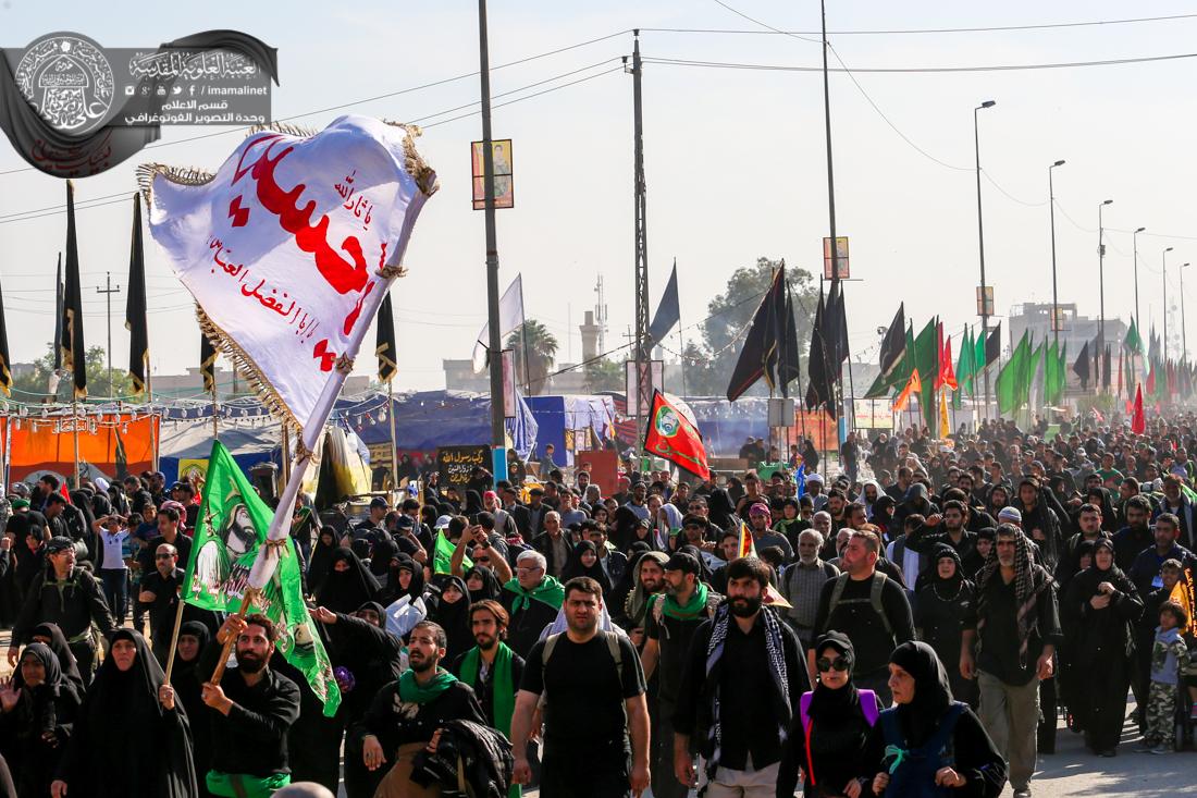 تقرير مصور : قوافل العشق الحسيني نحو قبلة الاحرار | 