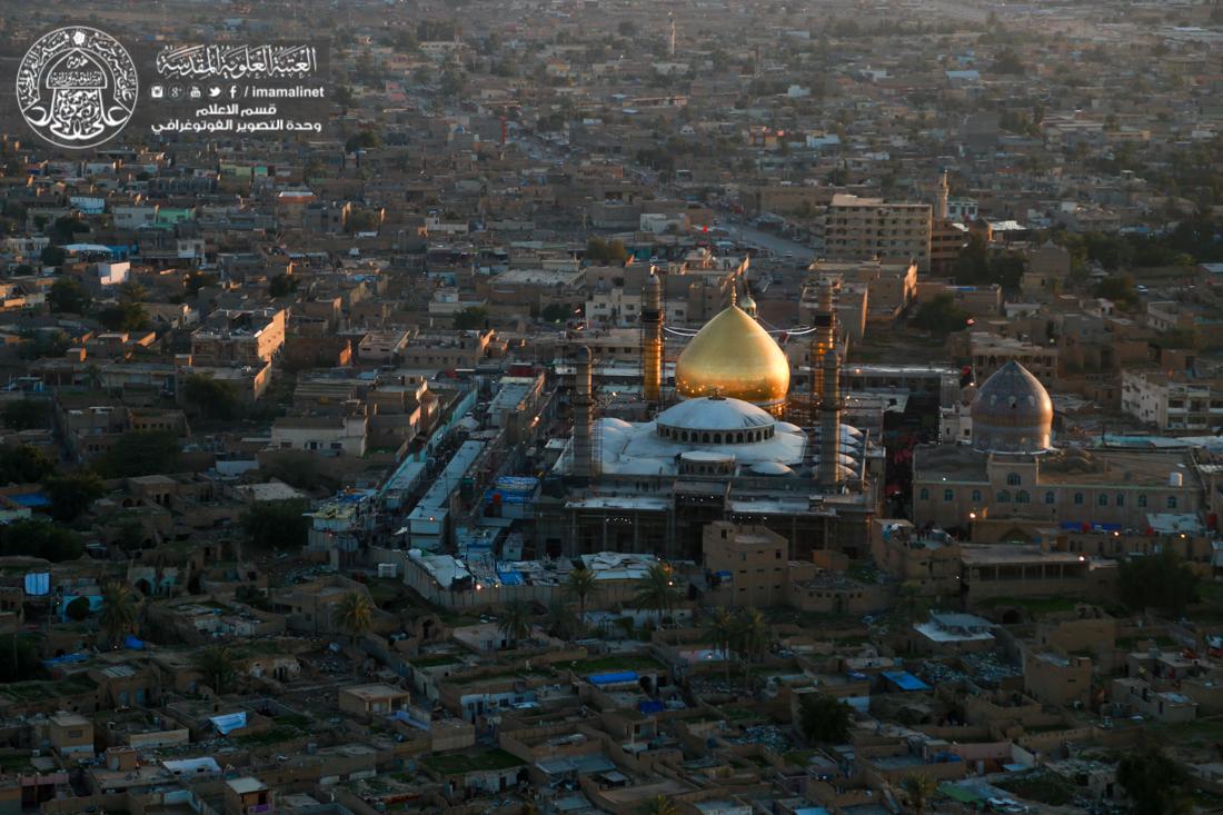 تقرير مصور : صور جوية لزيارة ذكرى استشهاد الامام الحسن العسكري سلام الله عليه | 