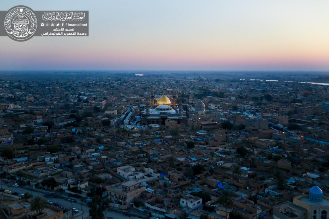 تقرير مصور : صور جوية لزيارة ذكرى استشهاد الامام الحسن العسكري سلام الله عليه | 