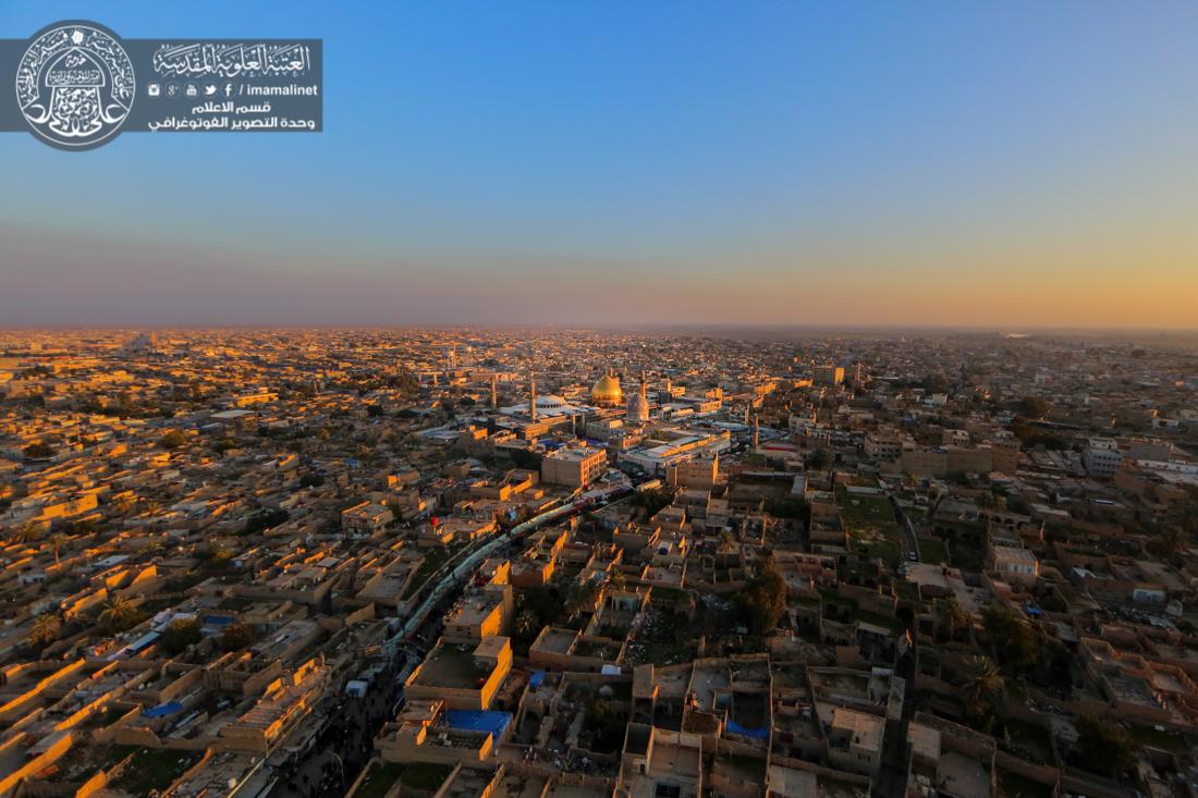 تقرير مصور : صور جوية لزيارة ذكرى استشهاد الامام الحسن العسكري سلام الله عليه | 