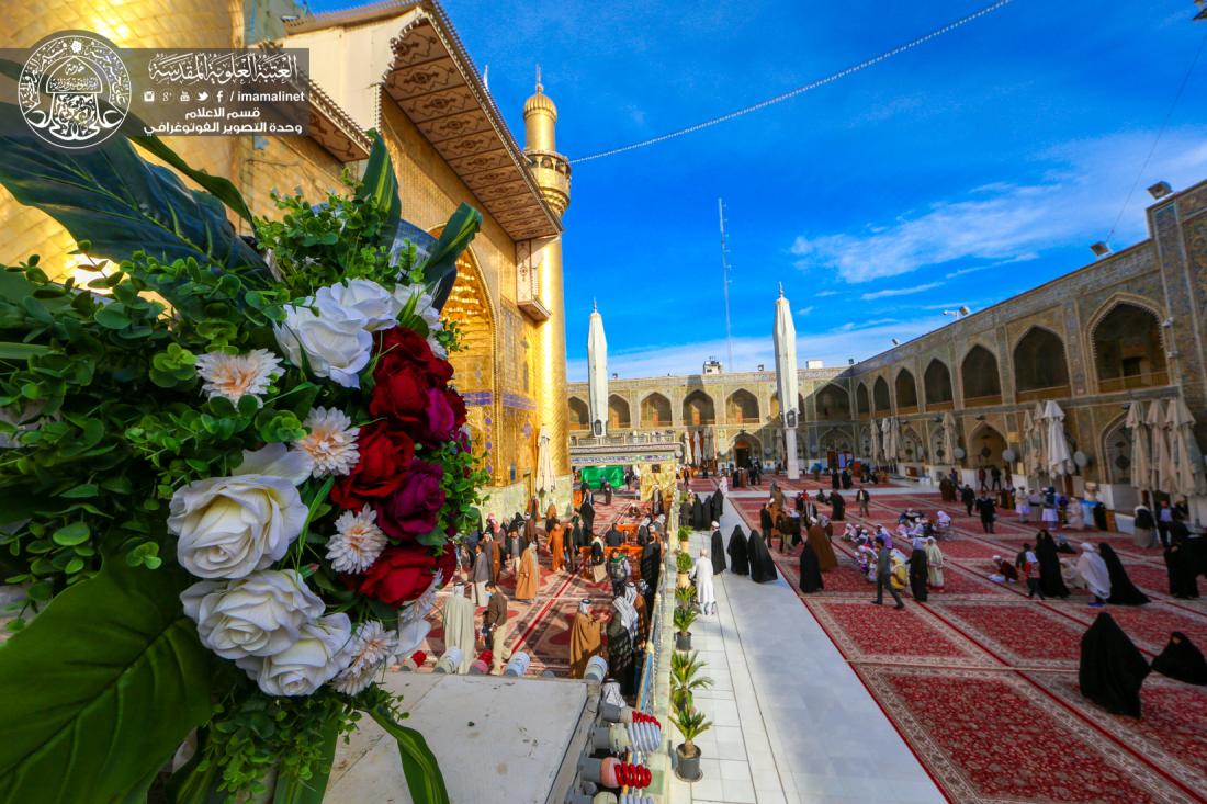 تقرير مصور : تزيين الحرم المطهر بالورود أستقبالاً لمولد النبي الاكرم محمد (صلى الله عليه وآله وسلم) | 