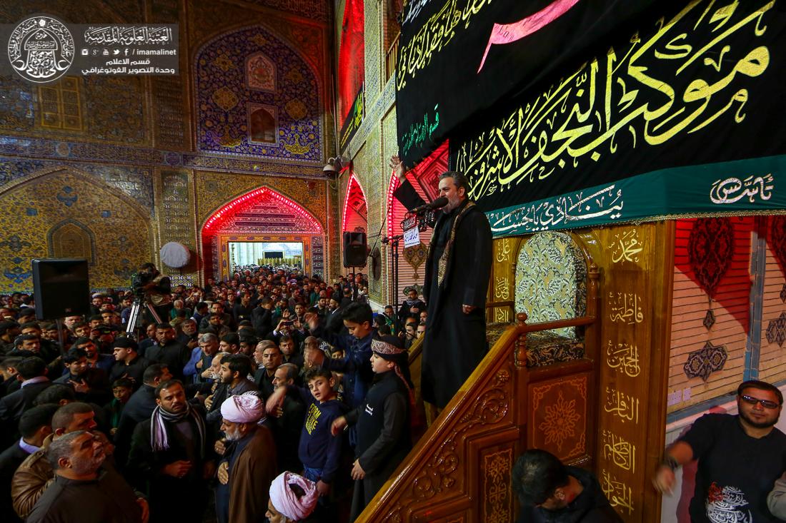 تقرير مصور : موكب النجف الأشرف يجدد العزاء بمناسبة إستشهاد فاطمة الزهراء (عليها السلام) لليلة الثانية على التوالي في العتبة العلوية المقدسة | 