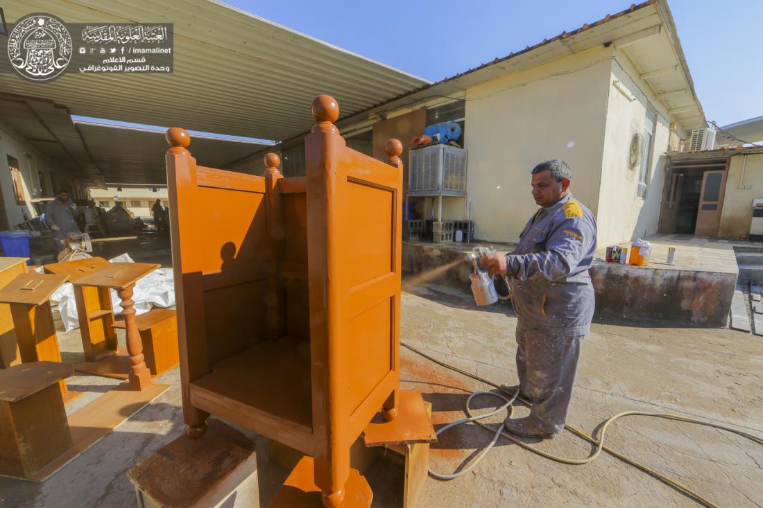 تقرير مصور : قسم الصيانة الهندسية في العتبة العلوية المقدسة تفاني في الخدمة .. وعطاء مستمر | 