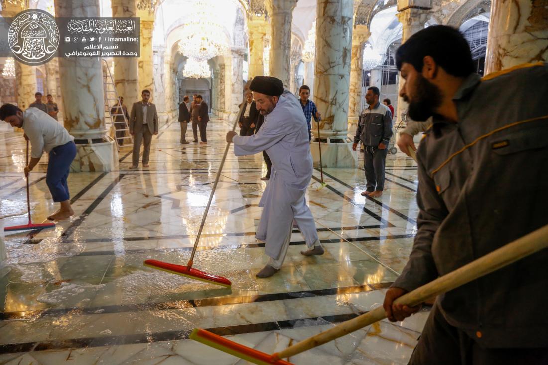 بالتزامن مع ذكرى الولادة العطرة لسيدة نساء العالمين العتبة العلوية المقدسة تستعد لإفتتاح جزء العبادة والزيارة في صحن السيدة فاطمة الزهراء (عليها السلام) | 