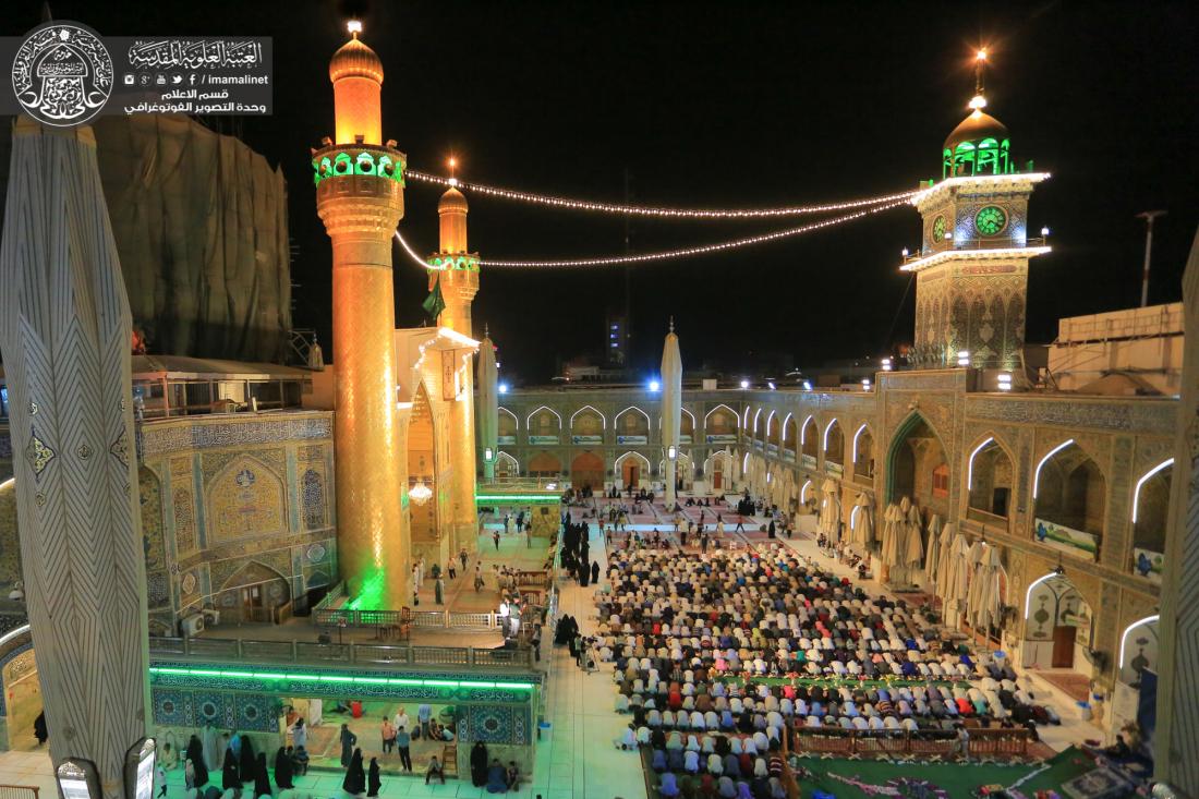 صلاة الفجر في رحاب الصحن الحيدري الشريف | 