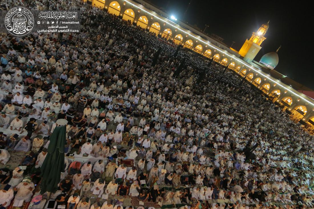 مراسم احياء ليلة القدر المباركة من مسجد الكوفة المعظم | 