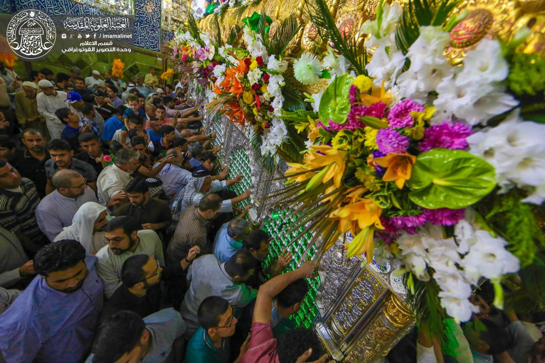 توافد جموع المؤمنين لتجديد البيعة لأمير المؤمنين (عليه السلام) بمناسبة عيد الغدير الأغر | 