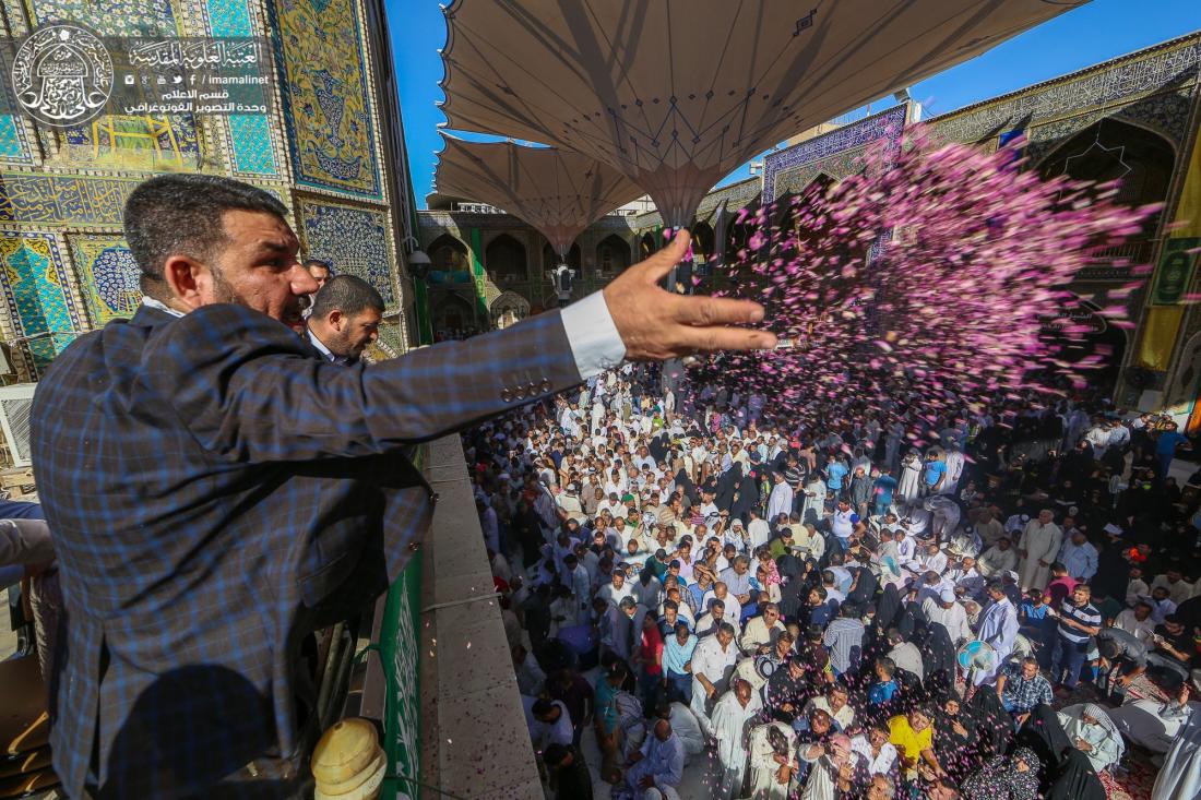 الجموع المليونية تجدد عهد الولاء لوصي النبوة امير المؤمنين عليه السلام | 