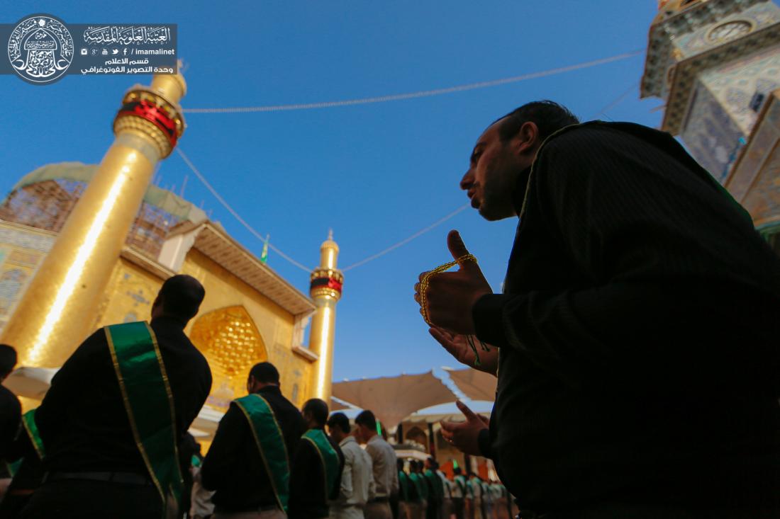 الزيارة الصباحية لمنتسبوا العتبة العلوية المقدسة | 