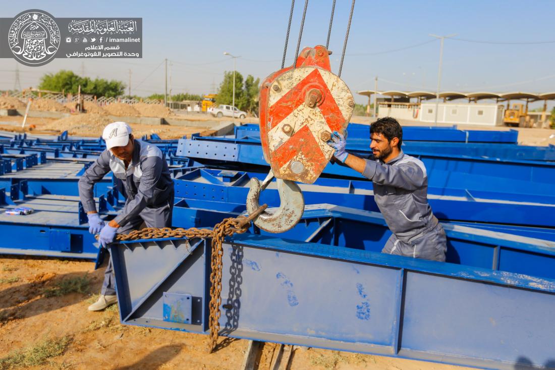 المباشرة بإنشاء قاعات استقبال زائري اربعينية الامام الحسين عليه السلام | 