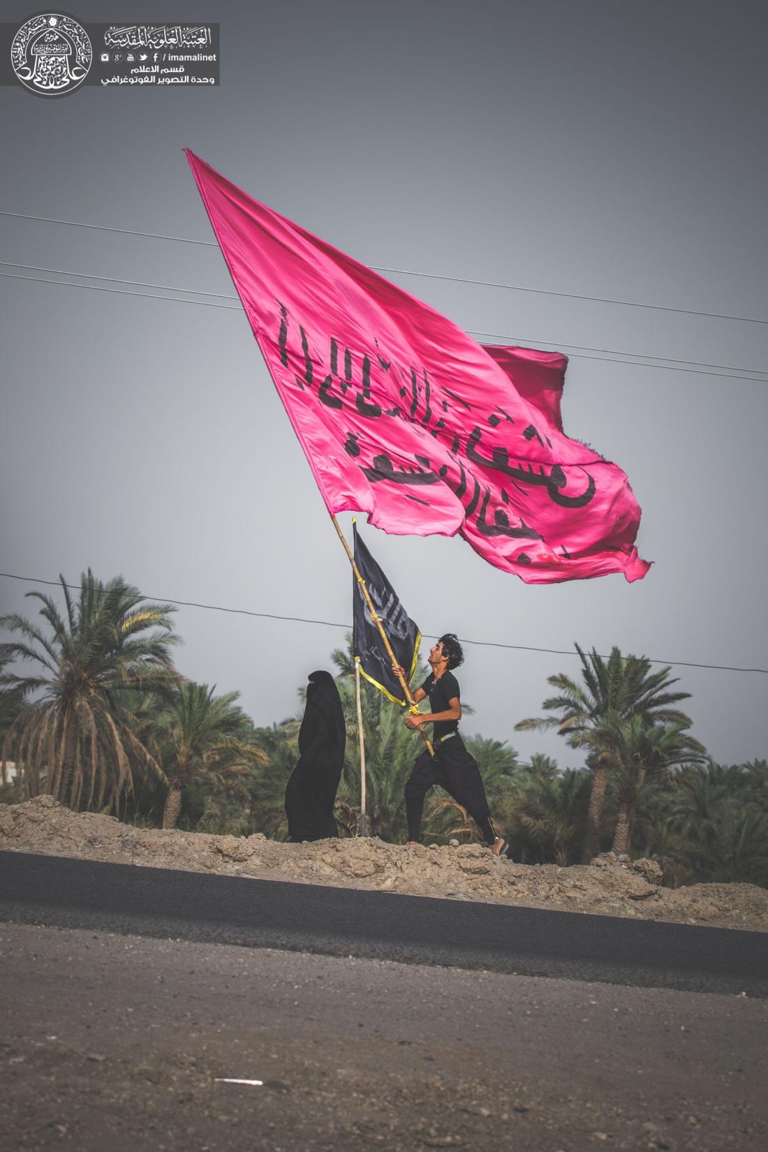 الجموع المليونية القادمة من المحافظات الجنوبية تواصل مسيرتها نحو قبلة الاحرار الامام الحسين (عليه السلام )  | 