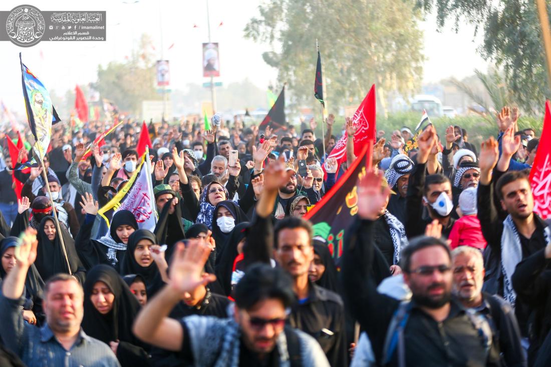 توافد الحشود المليونية نحو كربلاء المقدسة | 