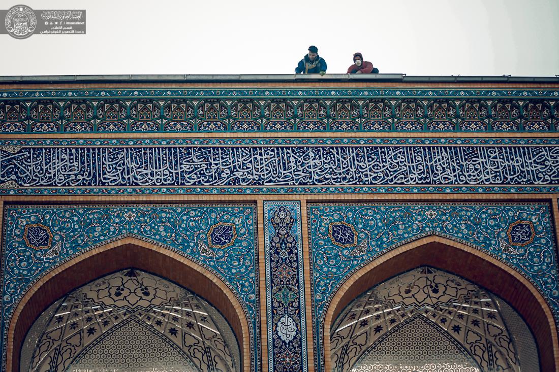 جهود متواصلة ونسب انجاز متقدمة في صحن السيدة فاطمة الزهراء (عليها السلام) وفنون العمارة الاسلامية تتجلى في اروقته | 
