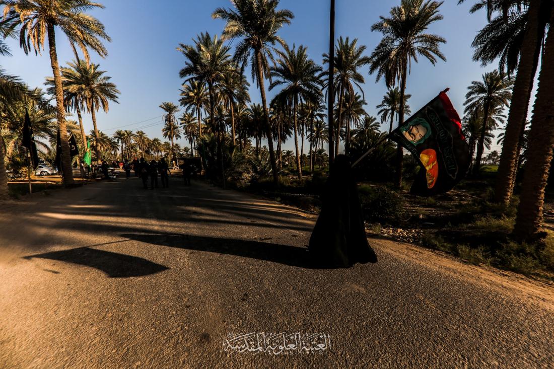 قضاء المشخاب (مدخل محافظة النجف الأشرف) يحتضن جموع الزائرين المشاركين في مسيرة الأربعين | 