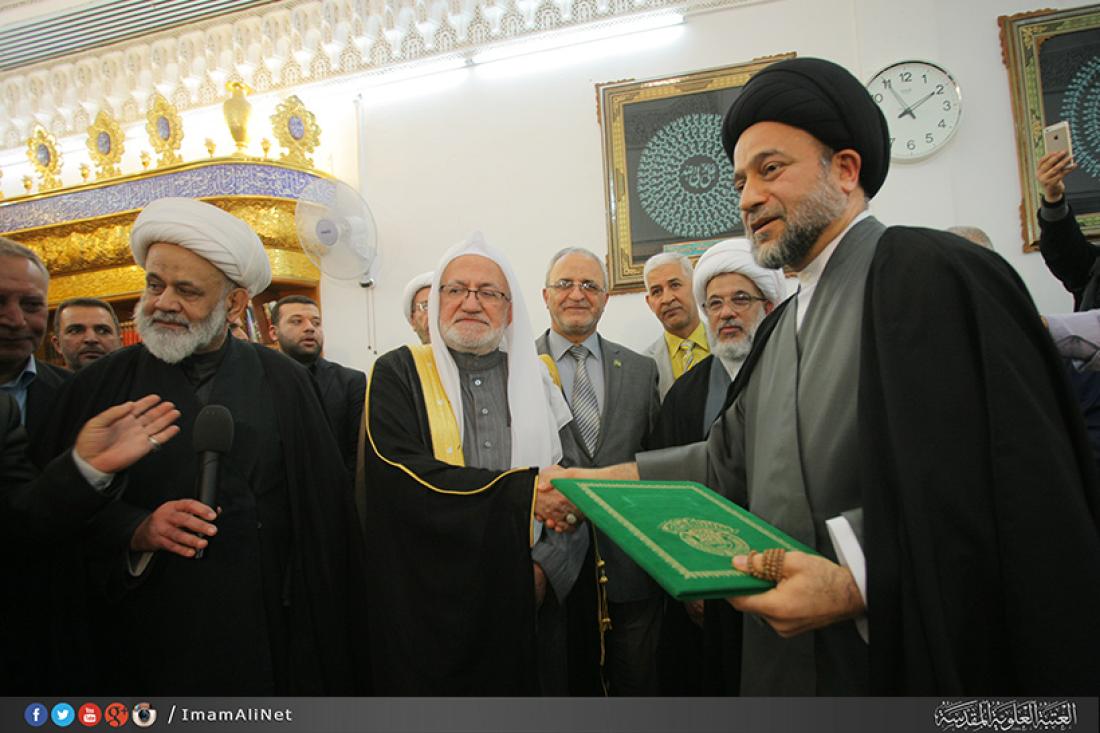 تقرير مصور : الامانة العامة للعتبة العلوية المقدسة ترعى مراسم نقل المهام الرسمية لرئاسة ديوان الوقف الشيعي | 