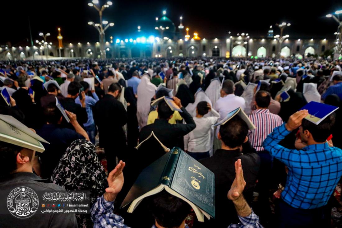 تقرير مصور : اجواء ليالي القدر المباركه في مرقد الامام الرضا سلام الله عليه في ايران  | 