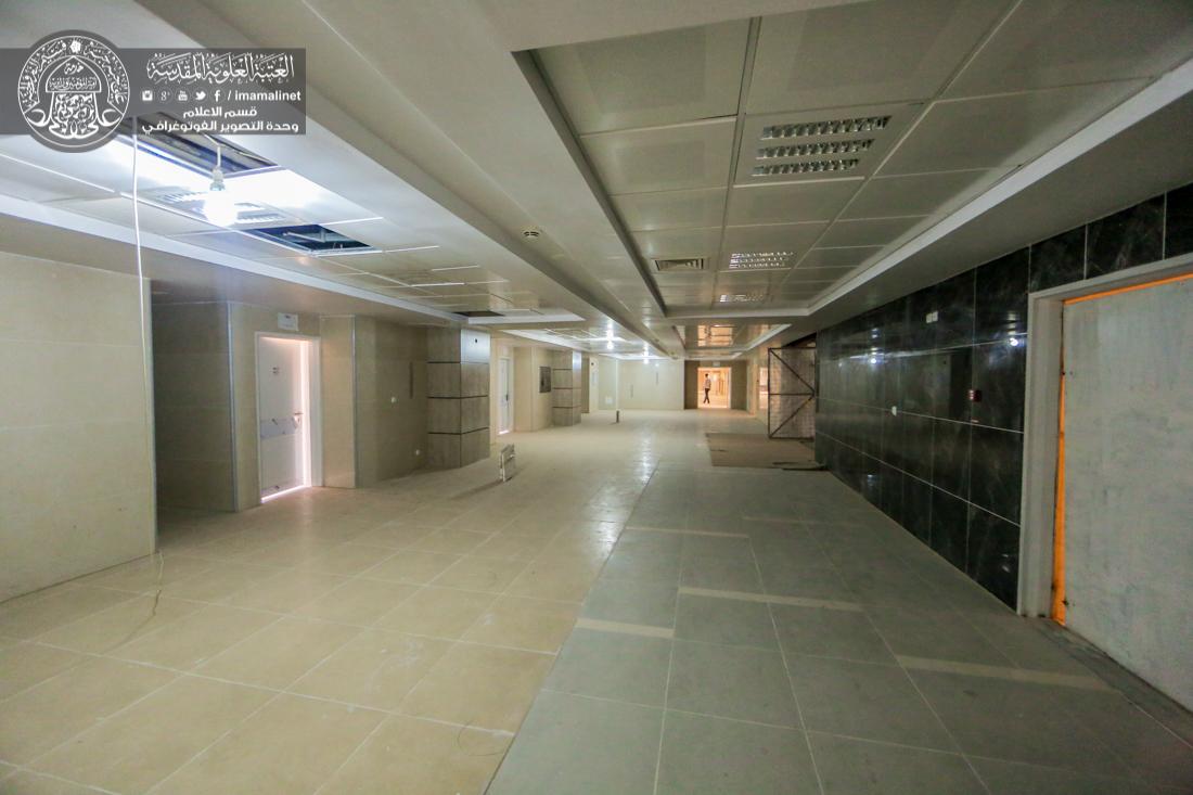 تقرير مصور : ما زال العمل مستمر في مستشفى الامام علي سلام الله عليه التابعة الى العتبة العلوية المقدسة  | 