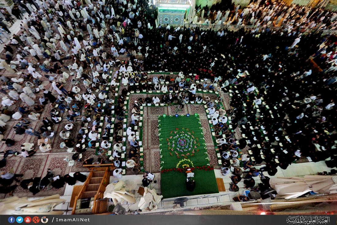 تقرير مصور : احياء ليلة المبعث النبوي الشريف في مرقد الامام امير المؤمنين سلام الله عليه  | 